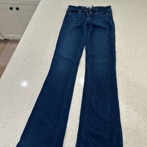 PAIGE Dark Blue Flare Jeans
